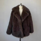 New Thickened Autumn And Winter Fur Coat Fluffy Dyed Pointed Fox Fur Coat Women's European And American Loose Fur Coat