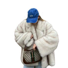 New Thickened Autumn And Winter Fur Coat Fluffy Dyed Pointed Fox Fur Coat Women's European And American Loose Fur Coat