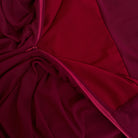 French-Style Elegant Spaghetti Strap Backless Dress, Light Luxury Burgundy Toast Dress, Women's Waist-Cinching Strapless Long Dress 69345