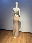 Rhinestone Evening Wear Slimming Pure Desire Hip-covering Dress Suspender Long-sleeved Banquet Birthday Dress For Women