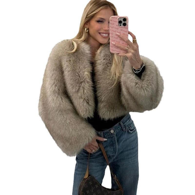 Fur Coat Short Tokas Fur Women's Casual European And American Style Street Style Fox Fur Women's Clothing