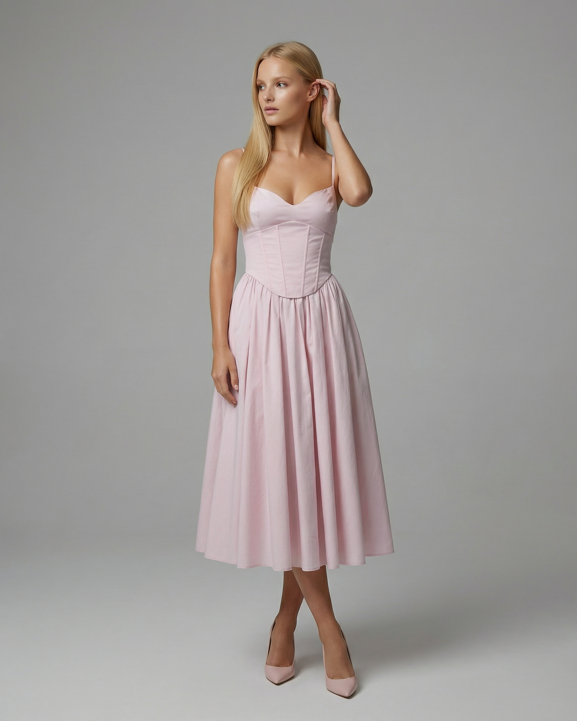 cherry pink color dress Royal Crimson Cherry Gown Teuta Matoshi